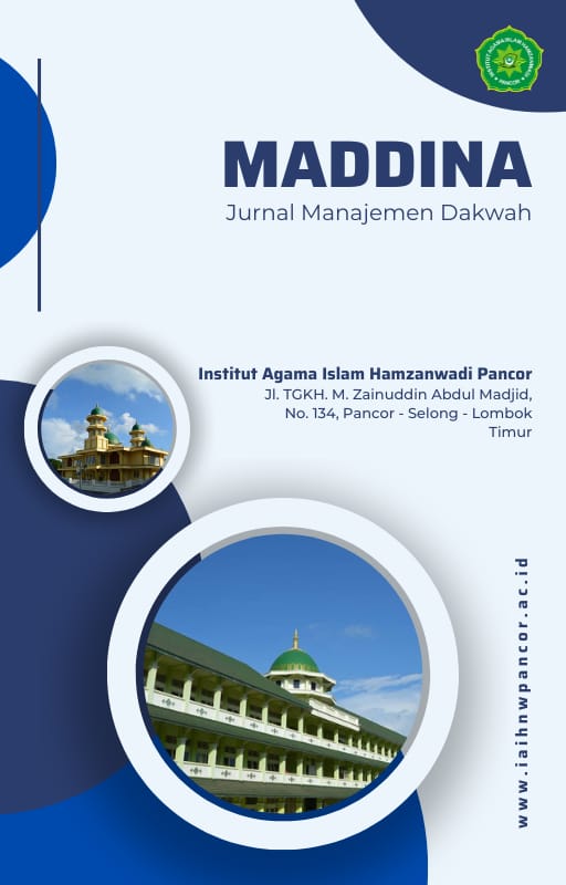 					View Vol. 2 No. 1 (2025): MADDINA: Jurnal Manajemen Dakwah
				